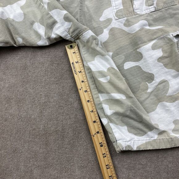 Southpole Camo Cargo Shorts Mens Size 30 Beige Ripstop Pockets Y2K - Picture 15 of 16